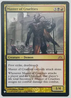 MTG Master of Cruelties The List Reprints Regular - Image 1