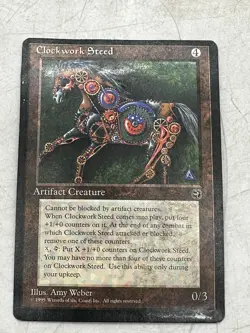 Magic the Gathering Clockwork Steed - Homelands (HML) MtG - Image 1