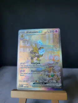 PokÃ©mon TCG Alakazam EX 201/165 Scarlet & Violet Holo Card Special Illus Rare - Image 1