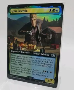 Ignis Scientia (FOIL) (Extended Art) U #492 Final Fantasy MTG FF15 FFXV Magic - Image 2