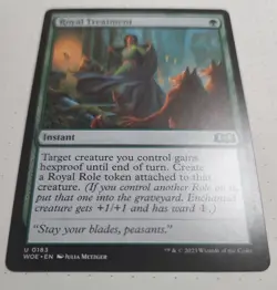 Royal Treatment -NM- Wilds of Eldraine 2023 WOE #0183 MTG Uncommon Green magic - Image 2