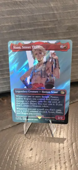 Vaan, Street Thief  Surge FOIL Borderless Final Fantasy NM MTG 0535 - Image 1