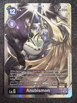 Digimon Card Game Anubismon EX5-062 SR NM - Image 1