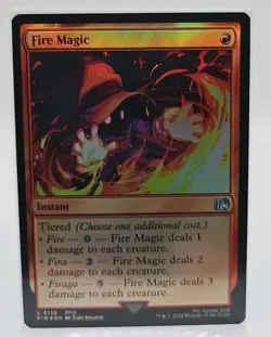Fire Magic (FOIL) U #136 MTG Final Fantasy Magic Fin En FF9 FFIX Vivi - Image 1