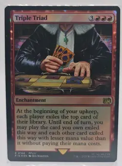 Triple Triad (FOIL) R #166 MTG Final Fantasy FIN EN FF8 FFVII Squall RARE - Image 1