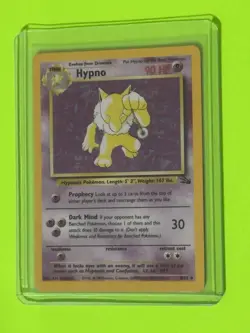 NM Hypno 8/62 Fossil Holo Rare Pokemon Card - Image 3