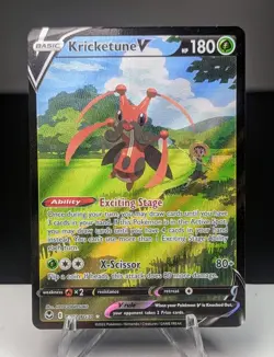 Pokemon Kricketune V TG12/TG30 Sword & Shield: Silver Tempest Trainer Gallery  - Image 1