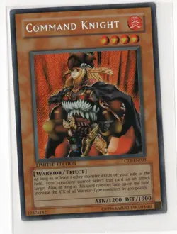 Command Knight - CT1-EN003 - Secret Rare - Limited Edition LP YuGiOh!  YGO MISC - Image 1