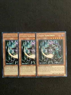 Yugioh 3x Chaos Sorcerer TOCH-EN028 - Image 1