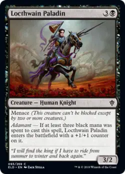 1x Locthwain Paladin - Foil MTG Throne Of Eldraine NM Magic Foil - Image 1