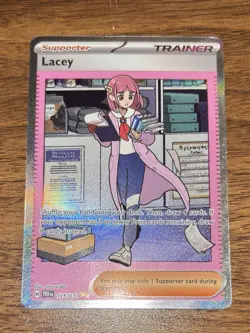 POKEMON TCG Prismatic Evolutions LACEY SIR Special Illustration Card 175/131 - Image 1