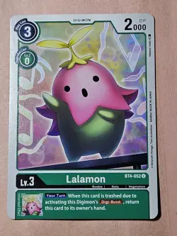 LALAMON-DIGIMON CARD GAME-BT4-052 UNCOMMON-ENGLISH - Image 1