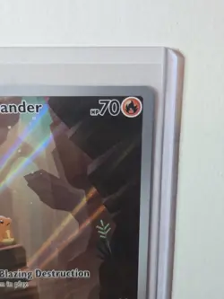 PokÃ©mon TCG Charmander 168/165 Illustration Rare Card Near Mint Condition - Image 3