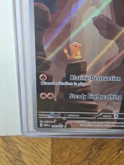 PokÃ©mon TCG Charmander 168/165 Illustration Rare Card Near Mint Condition - Image 5