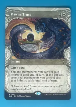 Mtg Dawn's Truce (Showcase) Bloomburrow Regular - Image 1