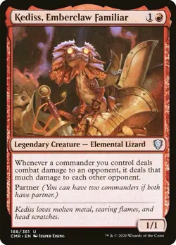 MTG x1 KEDISS, EMBERCLAW FAMILIAR 1x MINT Commander Legends CMR #188 EDH Magic - Image 1