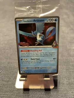 Team Rocket's Articuno 051/182 Pokemon Destined Rivals Stamped Promo BestBuy - Image 3