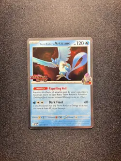 Team Rocket's Articuno 051/182 Pokemon Destined Rivals Stamped Promo BestBuy - Image 1