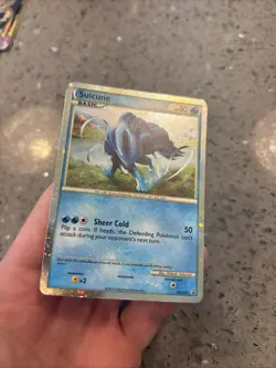 2010 Pokemon HGSS Black Star Promos Suicune Holo #HGSS21 - Image 4