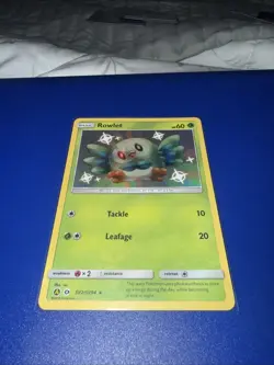 Pokemon Rowlet SV2/SV94 Hidden Fates: Shiny Vault Holo Nm Pack Fresh X1 Card - Image 1