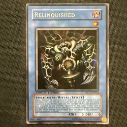 Yugioh Relinquished MC1-EN003 Secret Rare Limited Edition LP - Image 1