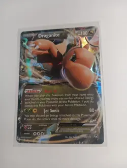 Pokémon Dragonite EX Ultra Rare Holo Card 74/111 XY Furious Fists - Image 1