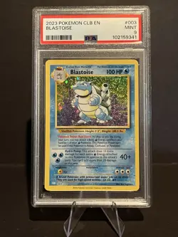 2023 POKEMON CLB-TRADING CARD GAME CLASSIC #003 BLASTOISE PSA 9 - Image 2