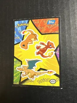 Topps Pokemon 2000 Movie Charmander Charmeleon & Charizard Sticker / Puzzle Card - Image 4