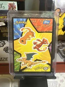 Topps Pokemon 2000 Movie Charmander Charmeleon & Charizard Sticker / Puzzle Card - Image 5