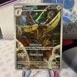 Pokémon TCG Scarlet & Violet Kingambit 130 Holo Promo Card - Image 1