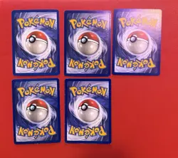 🔥 Vintage WOTC Pokémon Holo Lot (5 Cards) – Gyarados, Vaporeon, Clefable - Image 2