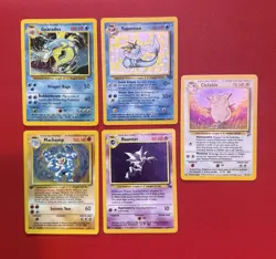 🔥 Vintage WOTC Pokémon Holo Lot (5 Cards) – Gyarados, Vaporeon, Clefable - Image 3