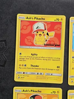 Ash’s Pikachu I Choose You Movie Promo Set Of 6 Cards COMPLETE SM109-114 POKEMON - Image 7
