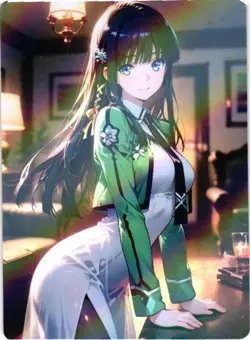 SHIBA MIYUKI Holo Custom Art Goddess Story Anime Collectible Card - Image 3