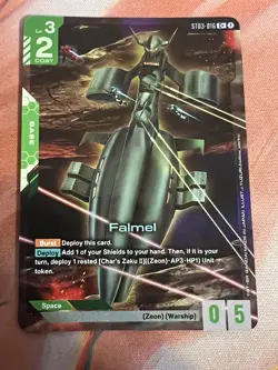 Falmel Alternate Art Foil - ST03-016 C+ NM - Gundam TCG  Trading Card Game - Image 2