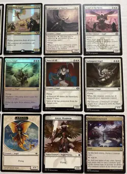 MTG 30x Angels - NM/LP - White Card Lot w/Rare Mythic Uncommon Token & Lands - Image 10