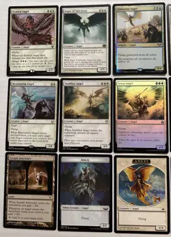 MTG 30x Angels - NM/LP - White Card Lot w/Rare Mythic Uncommon Token & Lands - Image 3