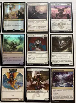 MTG 30x Angels - NM/LP - White Card Lot w/Rare Mythic Uncommon Token & Lands - Image 4