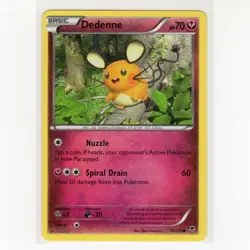 Pokémon TCG Dedenne 70/119 XY Phantom Forces Regular Common Card EN-LP 2014 - Image 4