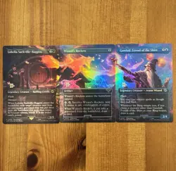 Gandalf Shire Scene Prerelease Promo, MTG LotR Lord of the Rings, 3 Cards, NM - Image 3