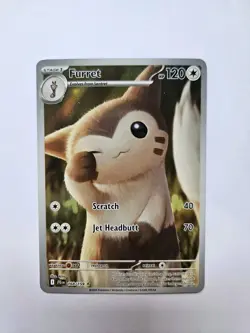 Pokémon TCG Card - Furret - S&V Journey Together - 168/159 - IR - Image 3