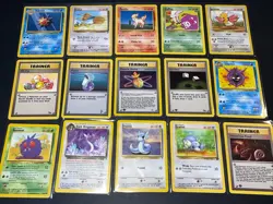 Vintage/Old Pokémon Commons And Uncommons WOTC 15 card lot no reserve! - Image 1