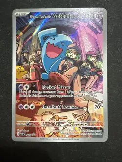 Team Rocket’s Wobbuffet Pokémon Card Destined Rivals 203 - Image 3