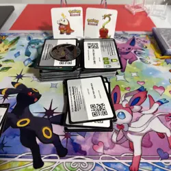 225- Pokemon Tcg Live Code Cards Bulk Lot - Mixed Sets UNUSED SHIPPED - Image 1