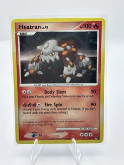 Heatran Lv. 41 POP Series 8 1/17 Holo LP Pokemon Cards Rare - Image 1