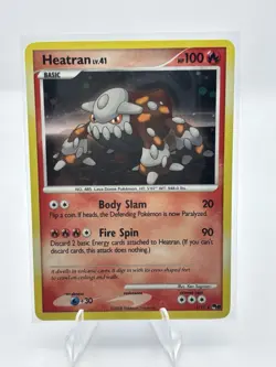 Heatran Lv. 41 POP Series 8 1/17 Holo LP Pokemon Cards Rare - Image 3