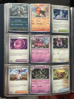 Pokemon Prismatic Evolutions (140 + Card Lot) See Pictures. Fresh Pulled NM - Image 14