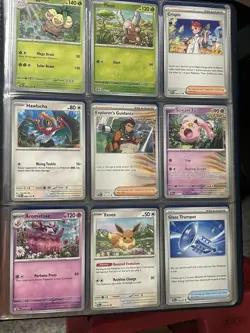 Pokemon Prismatic Evolutions (140 + Card Lot) See Pictures. Fresh Pulled NM - Image 8