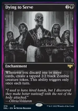 MTG Magic the Gathering Dying to Serve (376/633) Innistrad Double Feature NM - Image 1