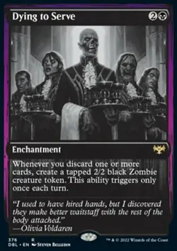 MTG Magic the Gathering Dying to Serve (376/633) Innistrad Double Feature NM - Image 2